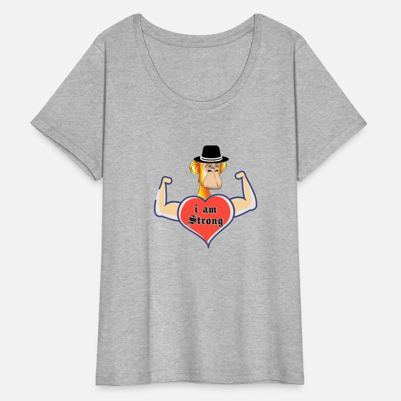 Bodybuilder Monkey.i am strong.animal funny design