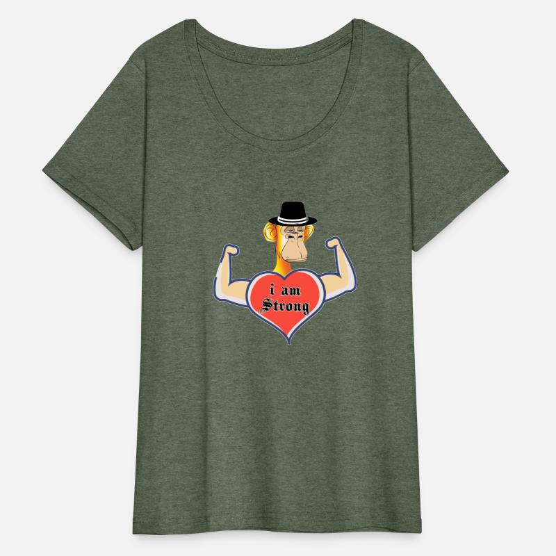 Bodybuilder Monkey.i am strong.animal funny design