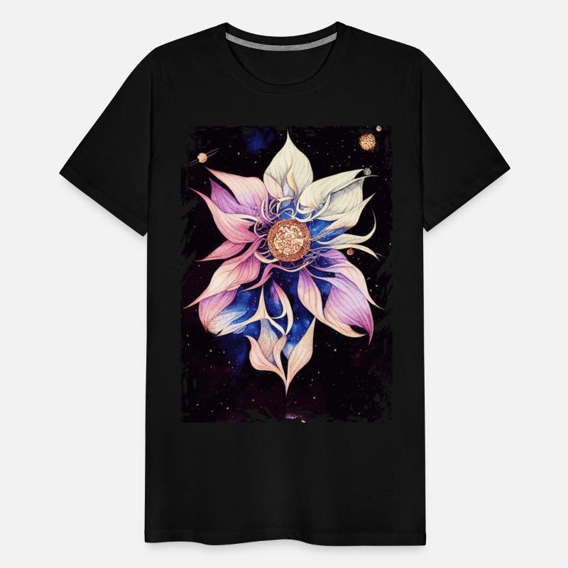 Bohemian Flower Floral Space Illustration Boho