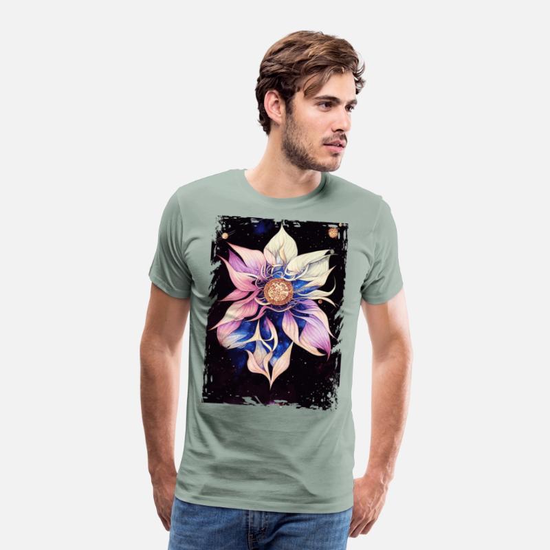 Bohemian Flower Floral Space Illustration Boho