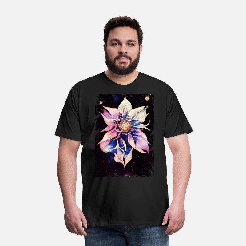 Bohemian Flower Floral Space Illustration Boho