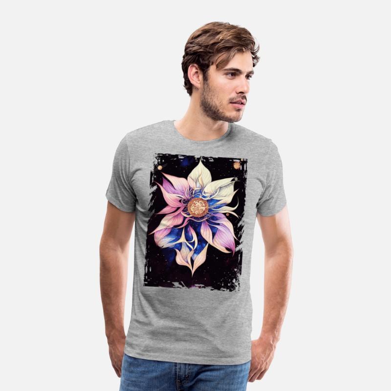 Bohemian Flower Floral Space Illustration Boho