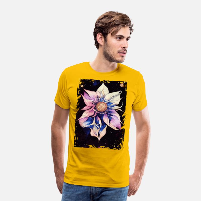 Bohemian Flower Floral Space Illustration Boho