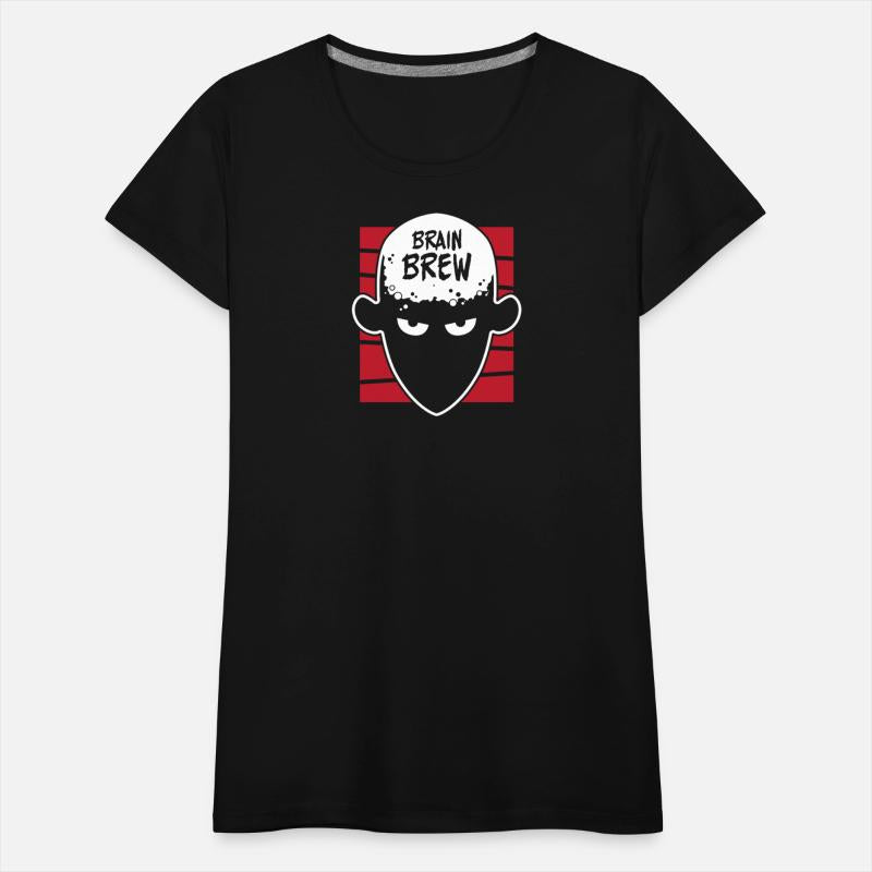 Brain Brew Coffee Student Funny Campus T-Shirt