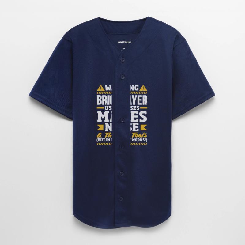 Bricklayer Warning Uses Cusses and Makes Noise