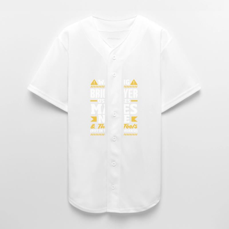 Bricklayer Warning Uses Cusses and Makes Noise