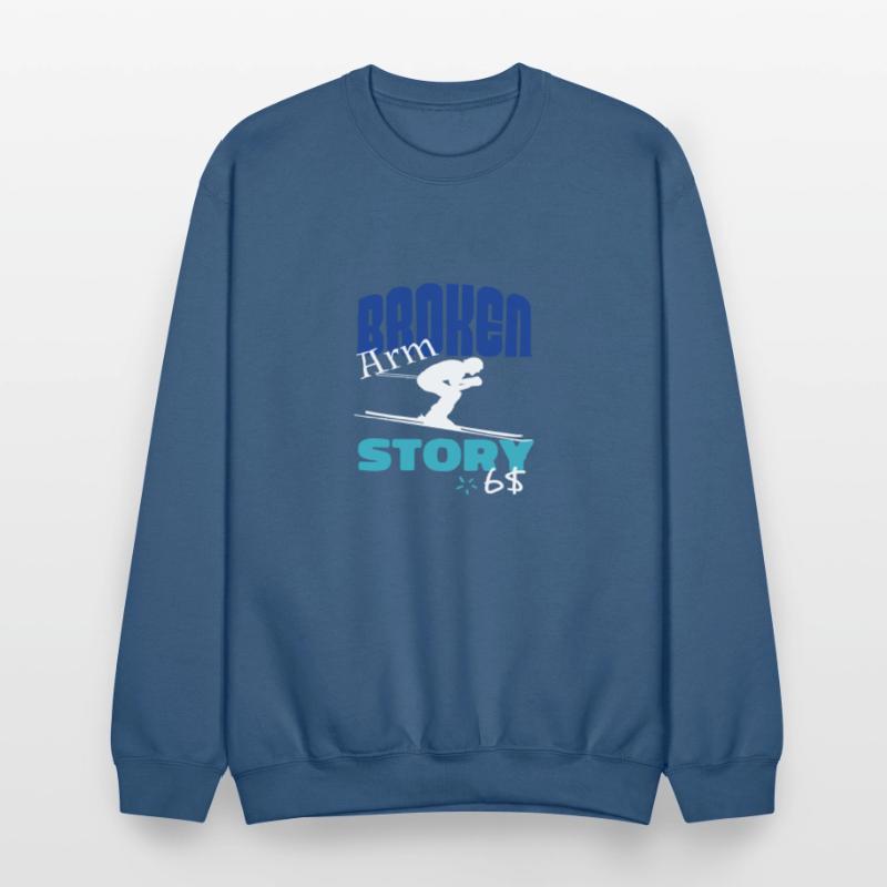 Broken Arm Story Funny Downhill Ski Extreme Sport