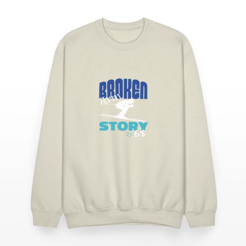 Broken Arm Story Funny Downhill Ski Extreme Sport