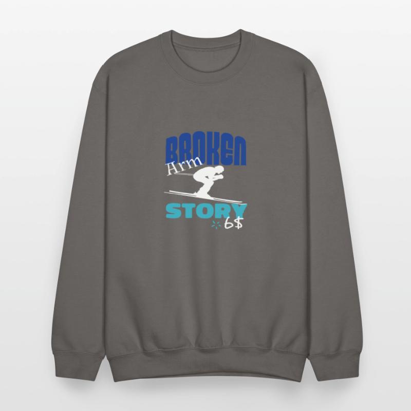 Broken Arm Story Funny Downhill Ski Extreme Sport