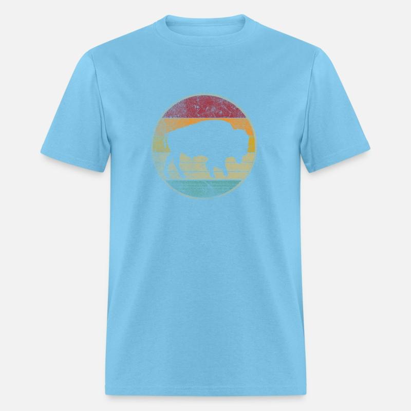Buffalo Distressed Bison Animal Dad