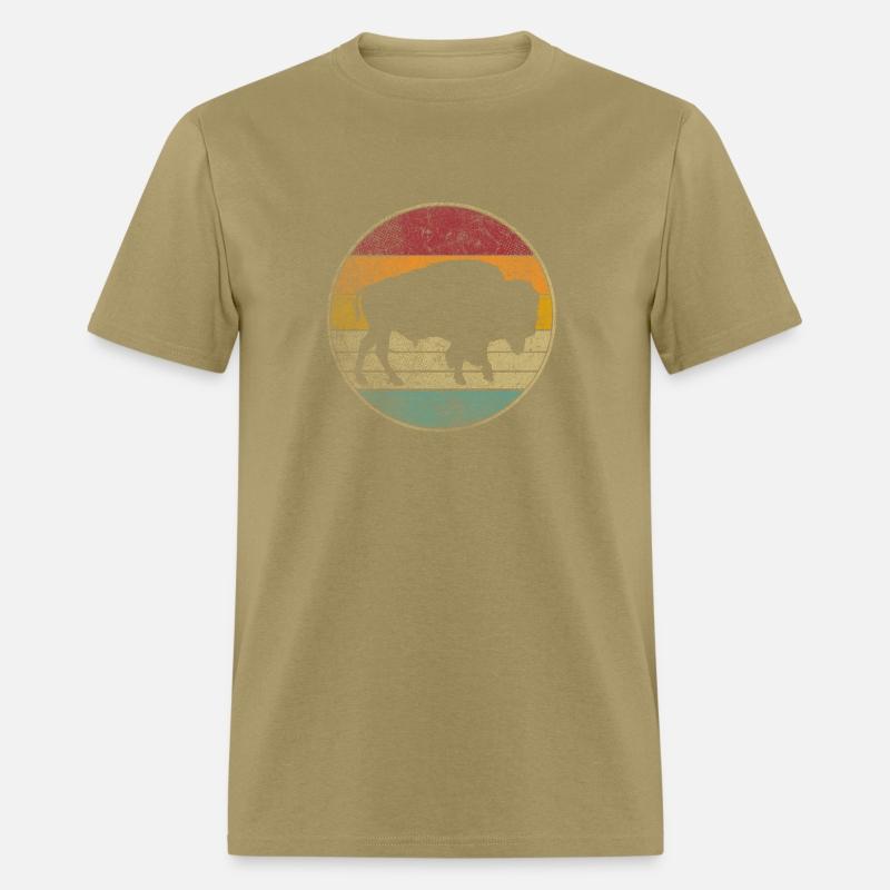 Buffalo Distressed Bison Animal Dad