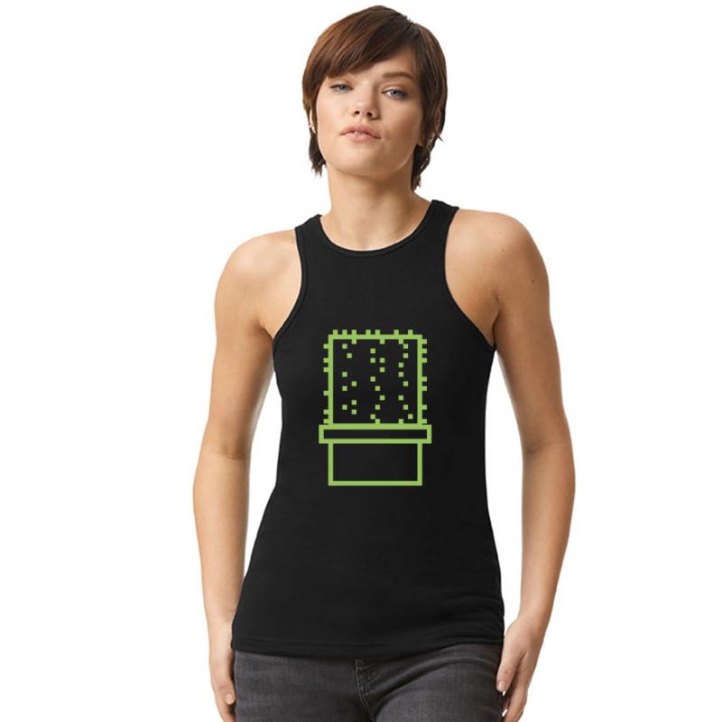 Cactus Cacti Retro Video Game Pixel Flower Pot