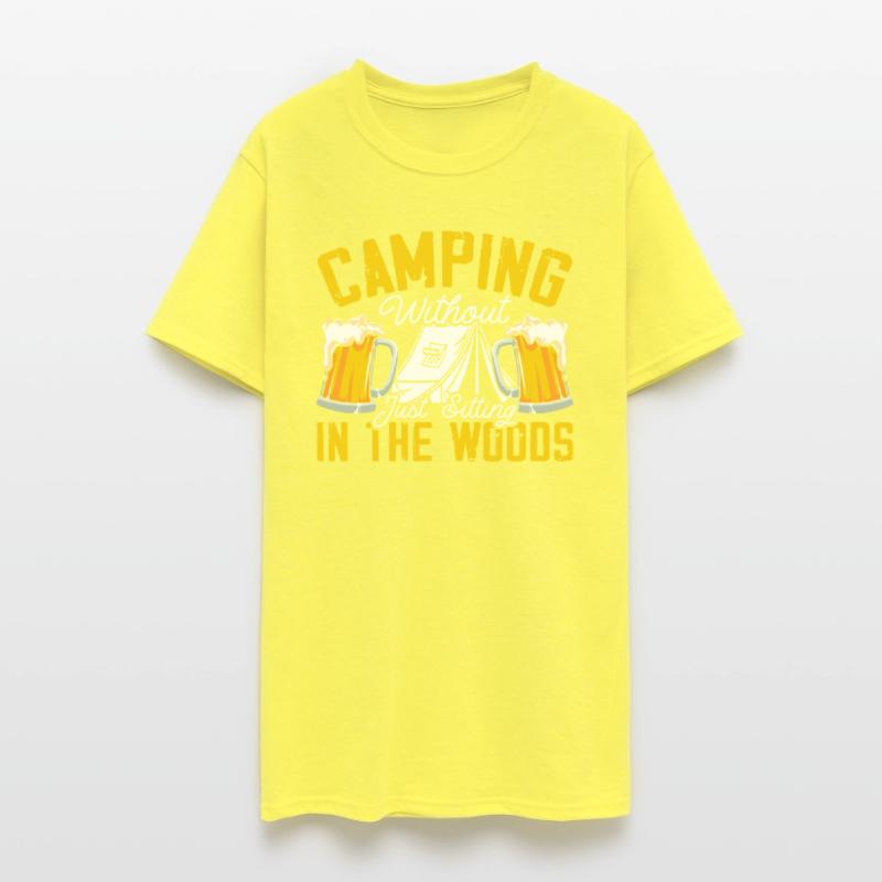 Camping And Beer Drinker Alcoholic Camp Camper