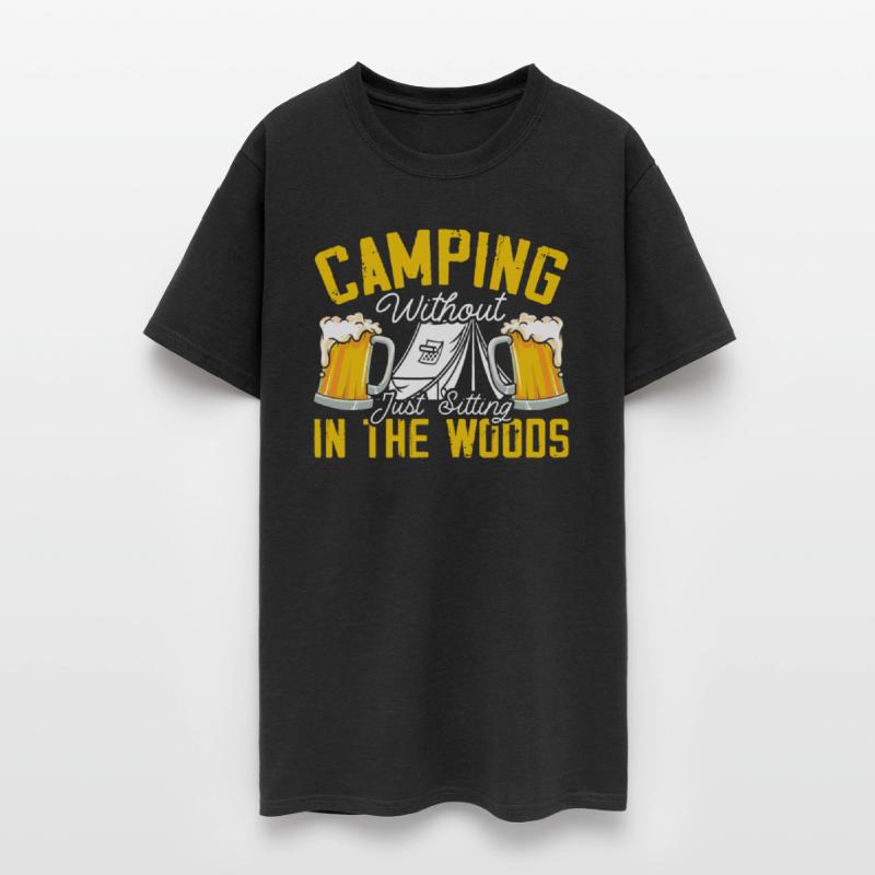 Camping And Beer Drinker Alcoholic Camp Camper