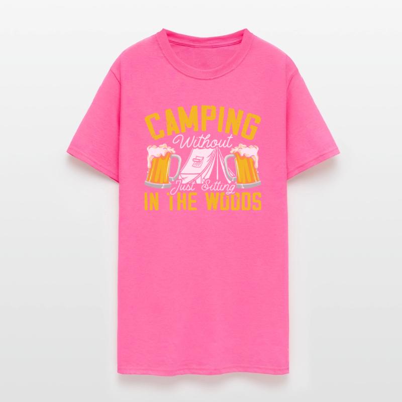 Camping And Beer Drinker Alcoholic Camp Camper