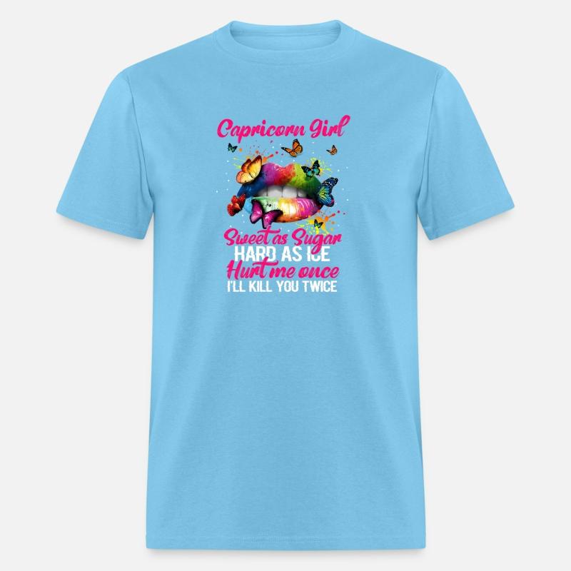 Capricorn Colorful Butterflies Lip Zodiac Sign