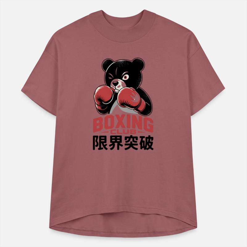 Cartoon Boxer Bear Design New Year