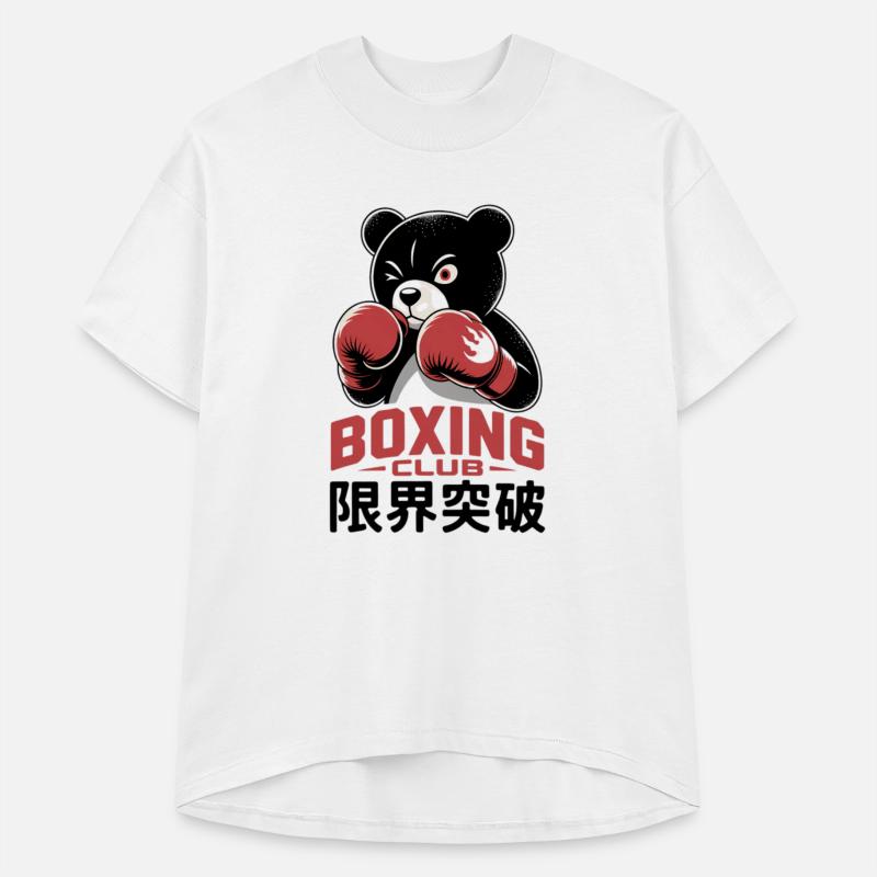 Cartoon Boxer Bear Design New Year