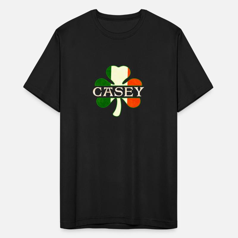 Casey Irish Surname Ireland Flag Shamrock