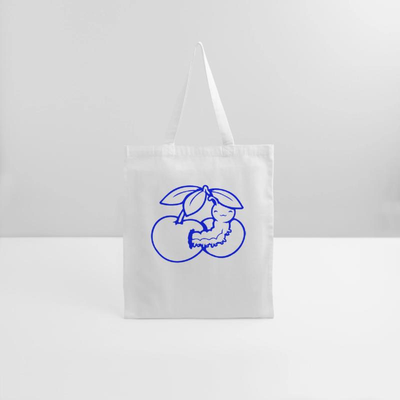 Caterpillar Cherry Food Hungry Hole Larva Worm Fun