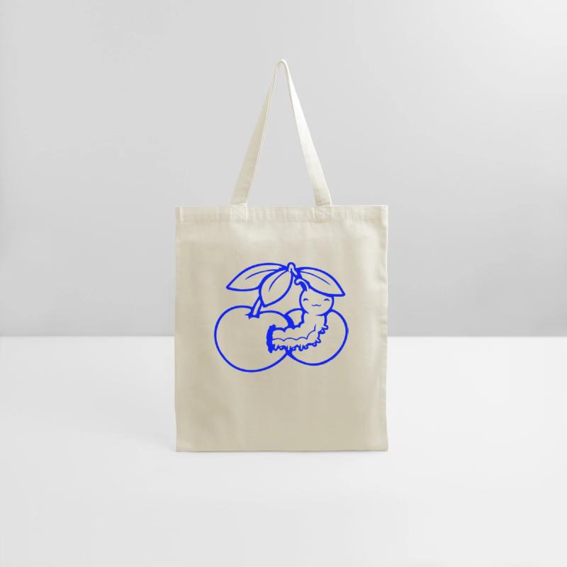 Caterpillar Cherry Food Hungry Hole Larva Worm Fun