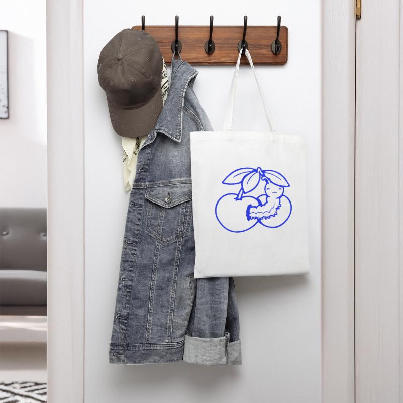 Caterpillar Cherry Food Hungry Hole Larva Worm Fun