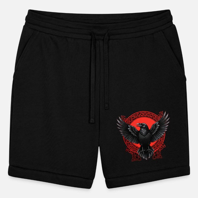 Celtic Raven T-Shirt – Bold Norse Bird Art