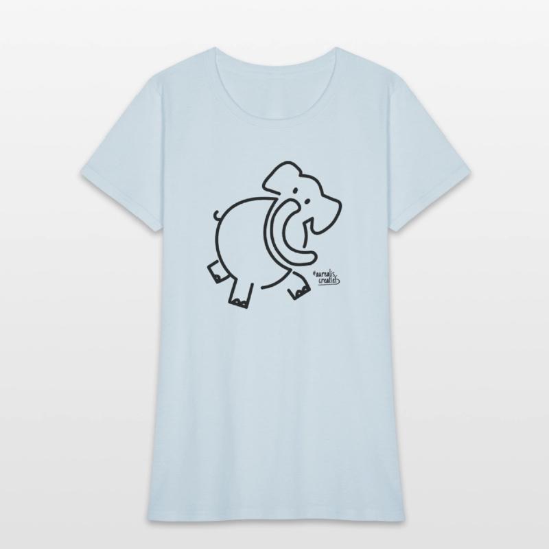 Cheerful elephant dance