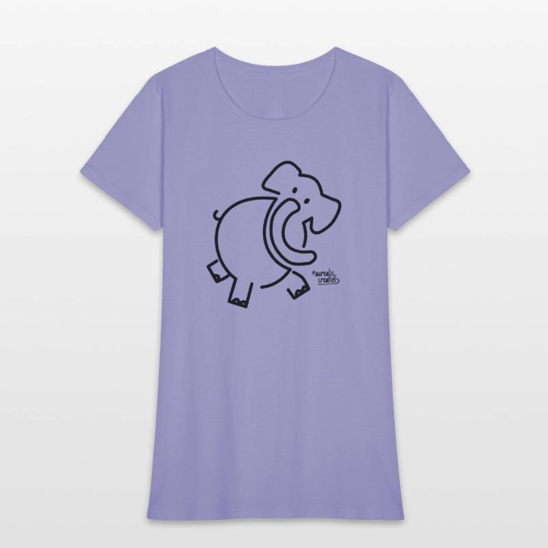 Cheerful elephant dance