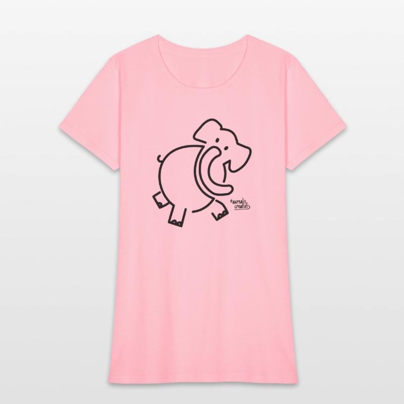 Cheerful elephant dance