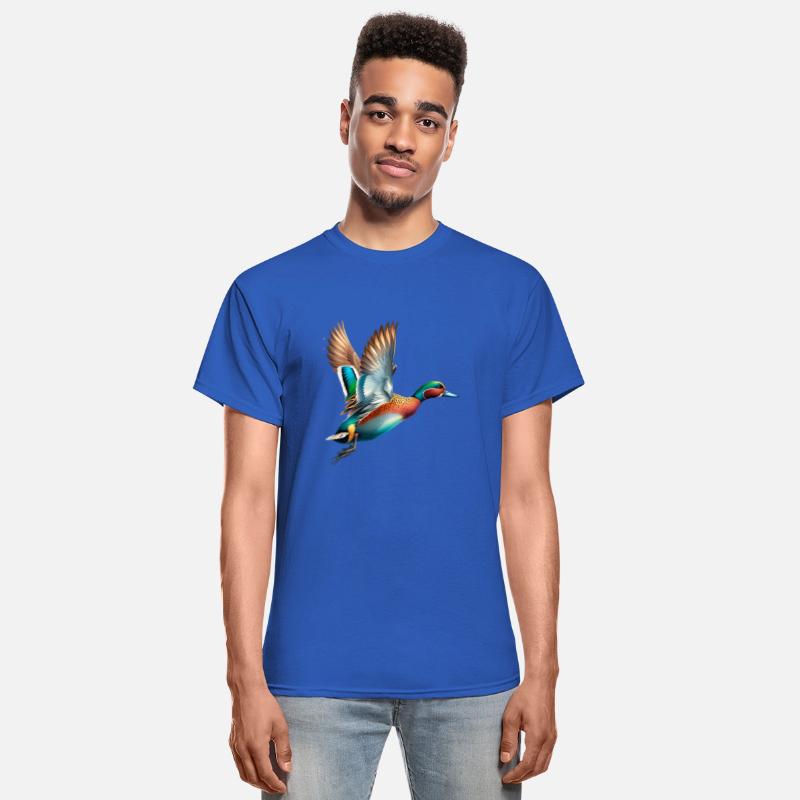 Chestnut Teal in Flight