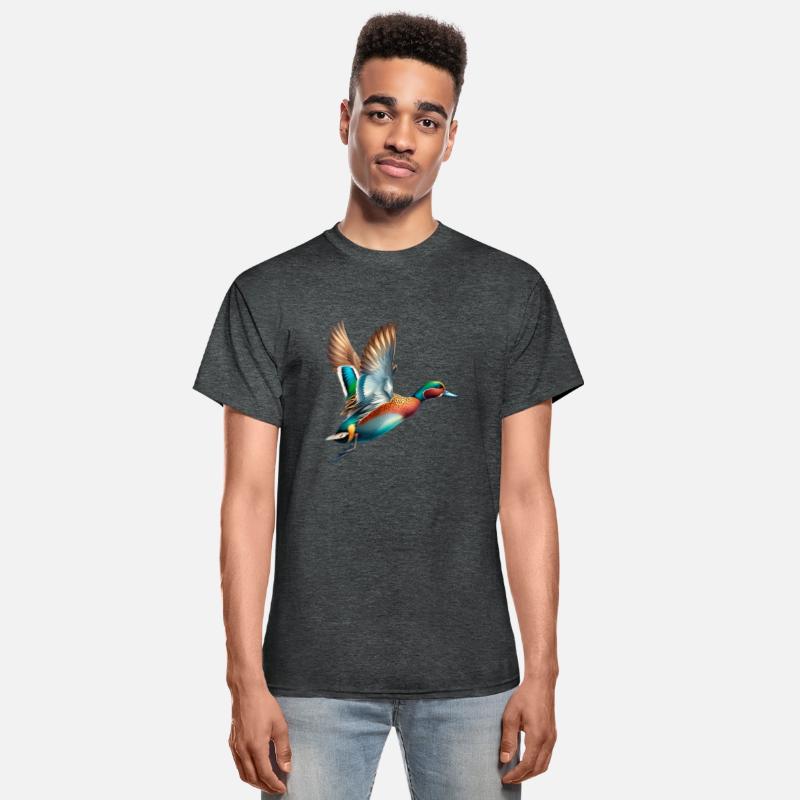 Chestnut Teal in Flight