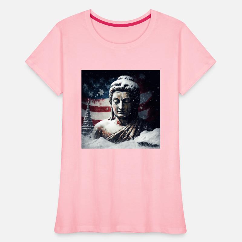 christmas evening and buddha