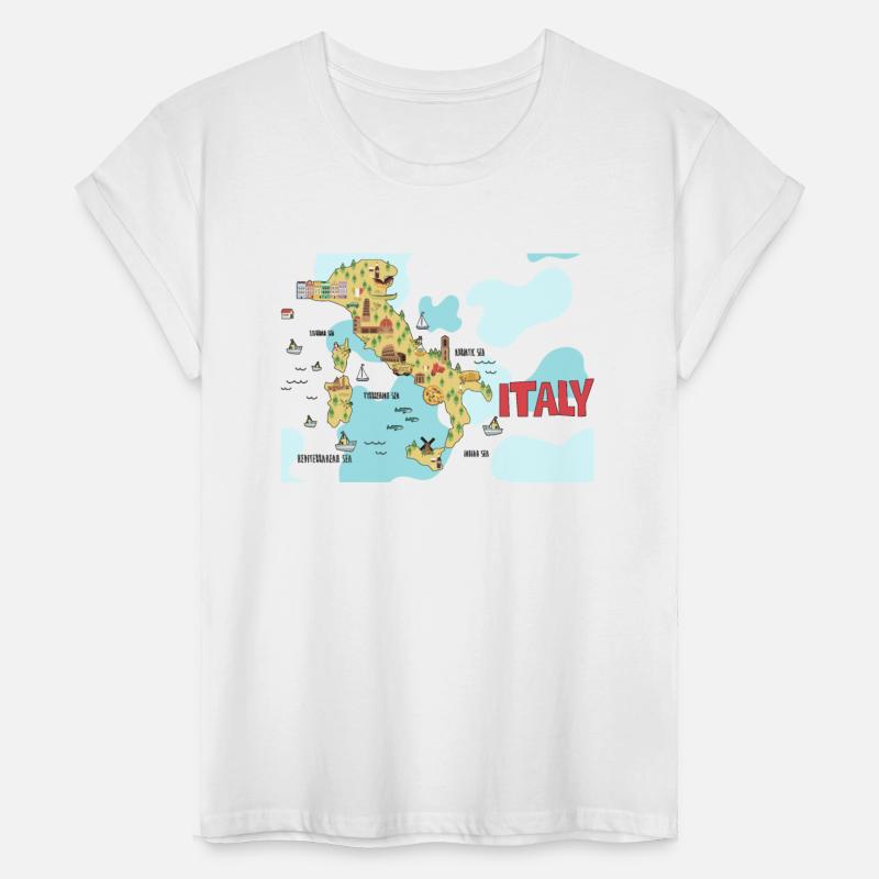 City Illustrations Italy World Map Travel Map