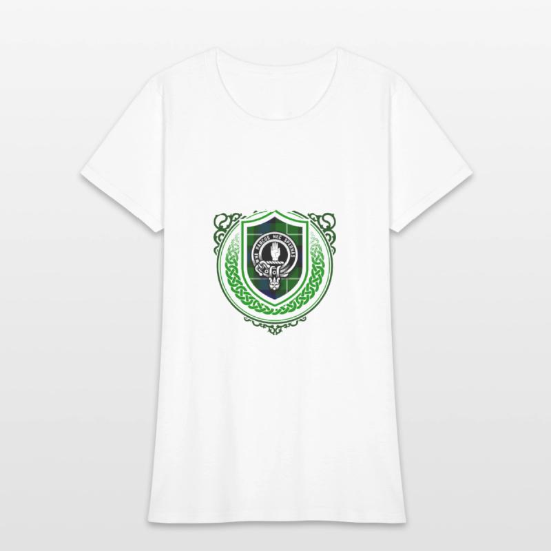 Clan Lamont Scottish Crest Badge and Tartan