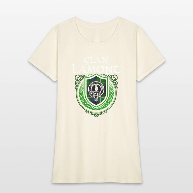 Clan Lamont Scottish Crest Badge and Tartan