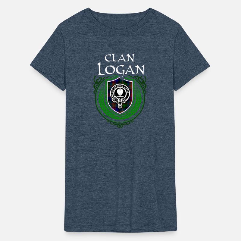 Clan Logan Scottish Crest Badge and Tartan