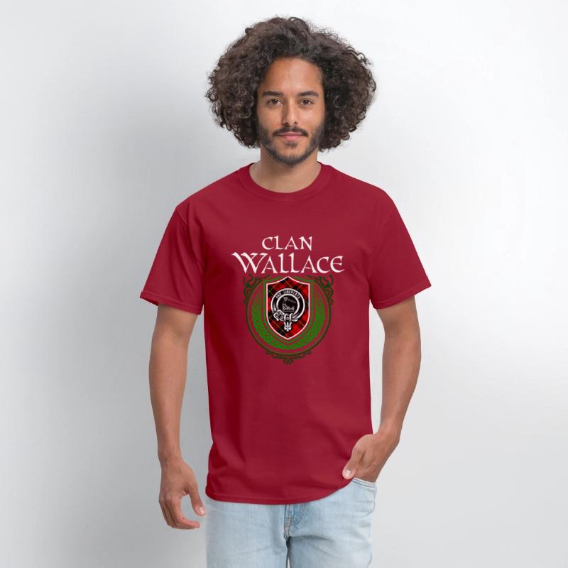 Clan Wallace Scottish Crest Badge and Tartan