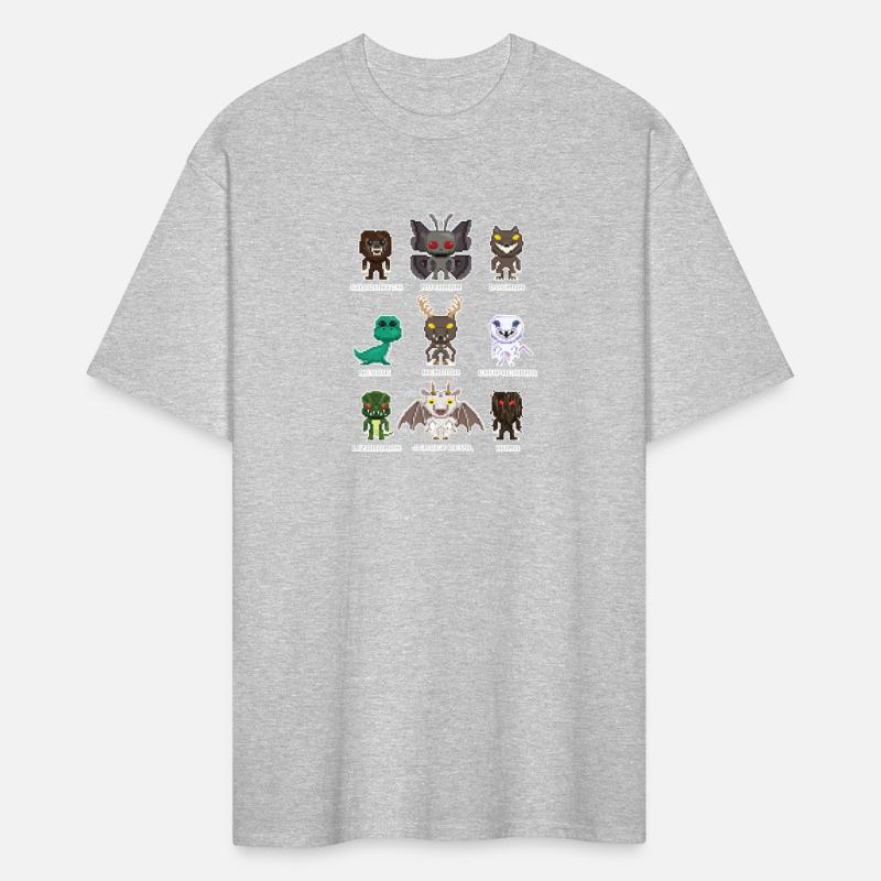 Classic Cryptids, Cool 8-Bit Retro Gamer Pixel Art