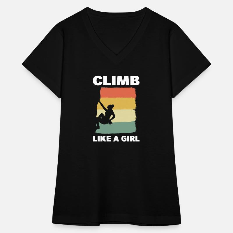 Climb Like A Girl Mountain Climber