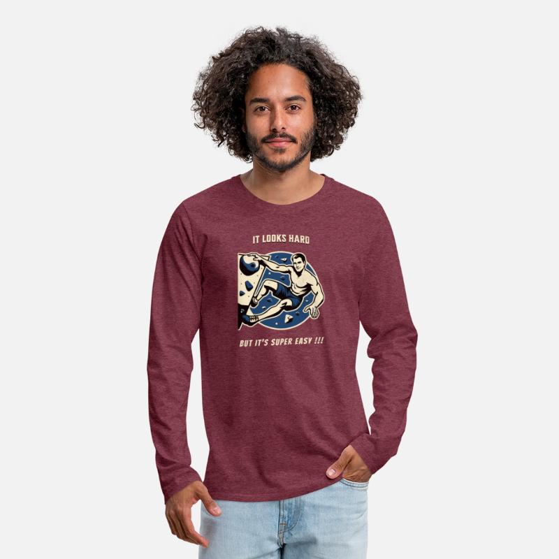 Climbing bouldering vintage t-shirt funny saying