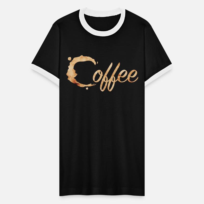 Coffee stain typography Coffee