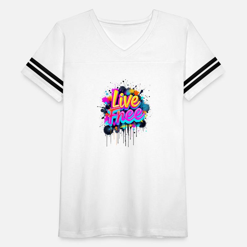 Colorful Artistic Live Free Graphic