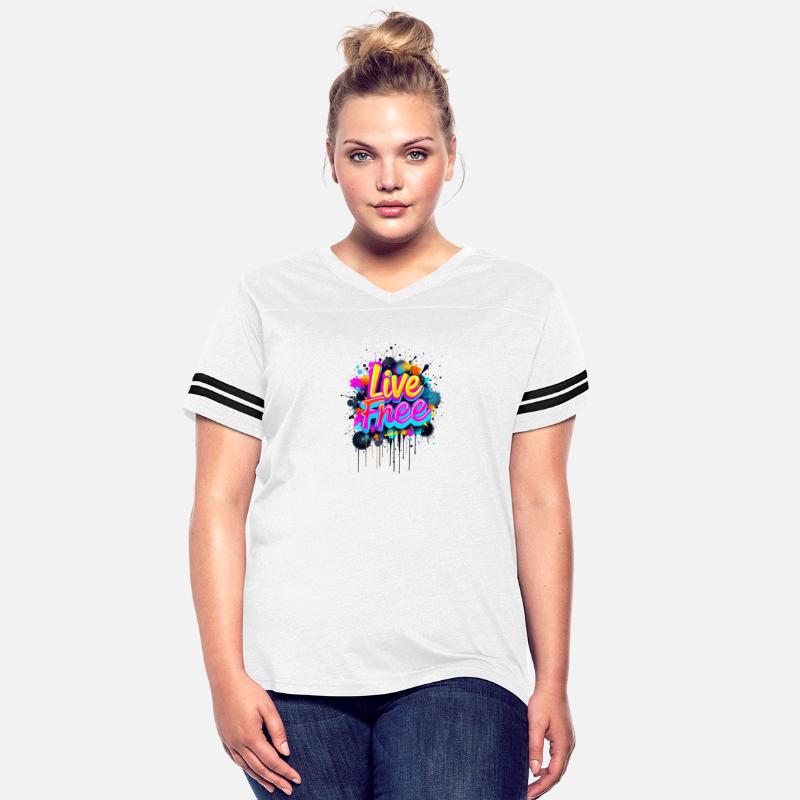 Colorful Artistic Live Free Graphic