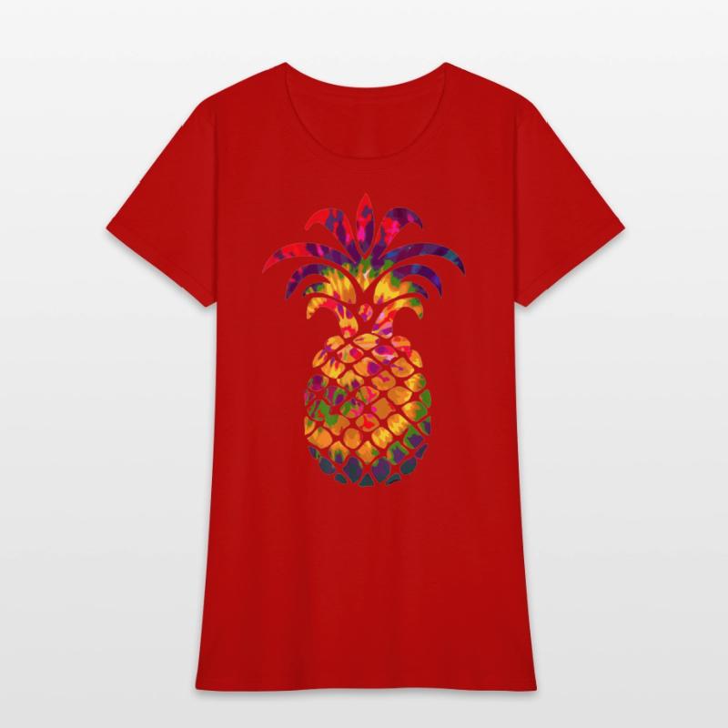Colorful Beautiful Pineapple Hippie Color Funny