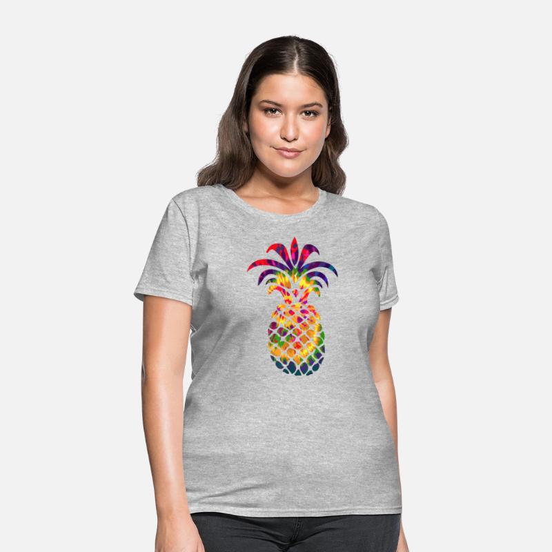 Colorful Beautiful Pineapple Hippie Color Funny