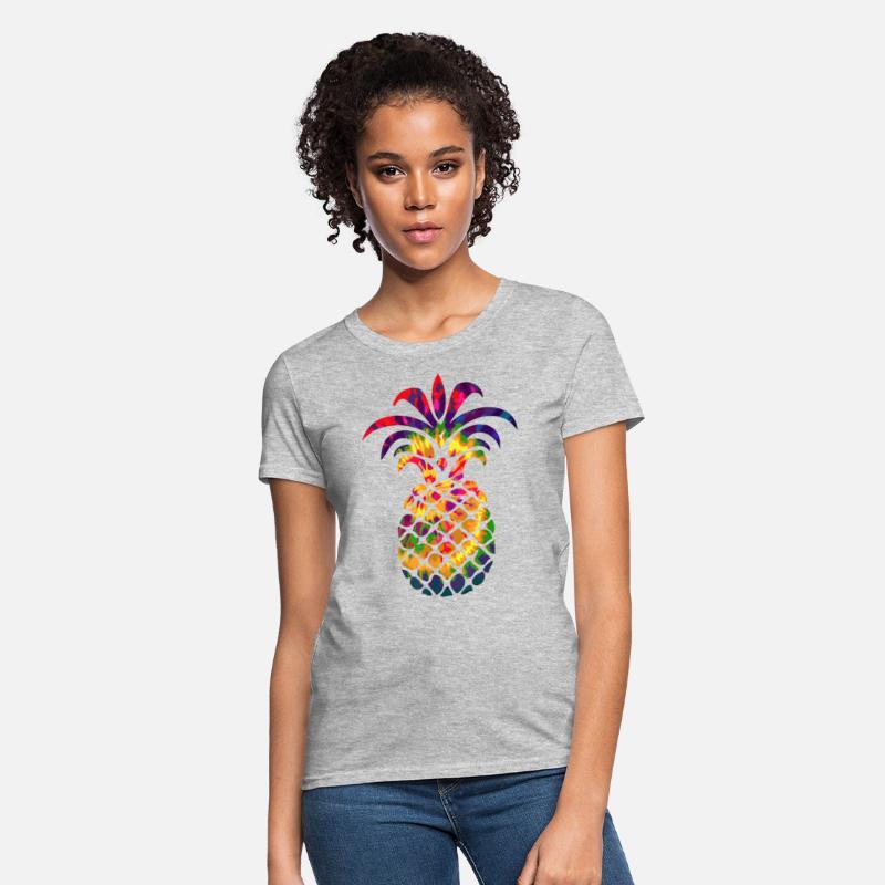 Colorful Beautiful Pineapple Hippie Color Funny