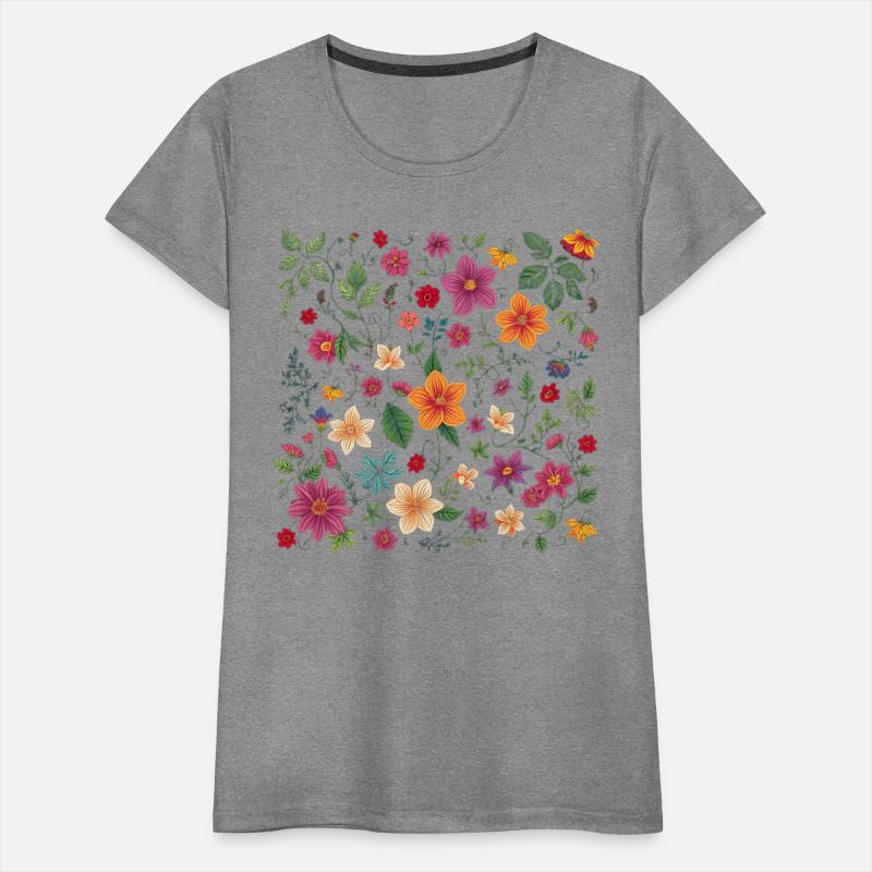 Colorful Intricate Flower Garden Pattern