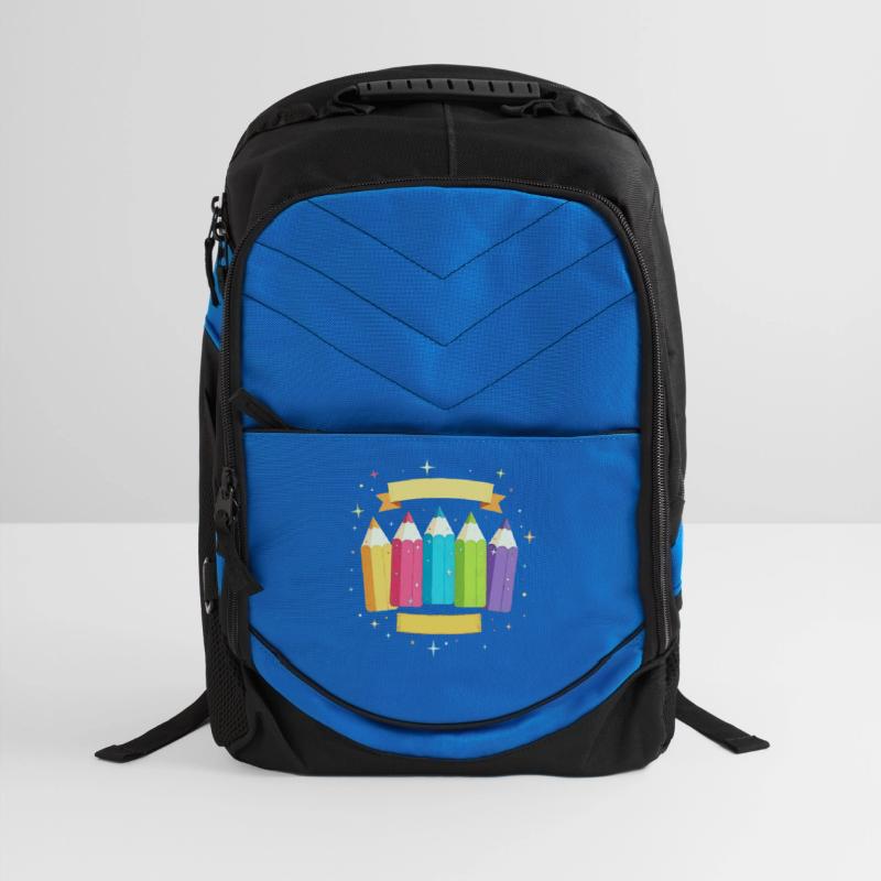 Colorful pens with stars