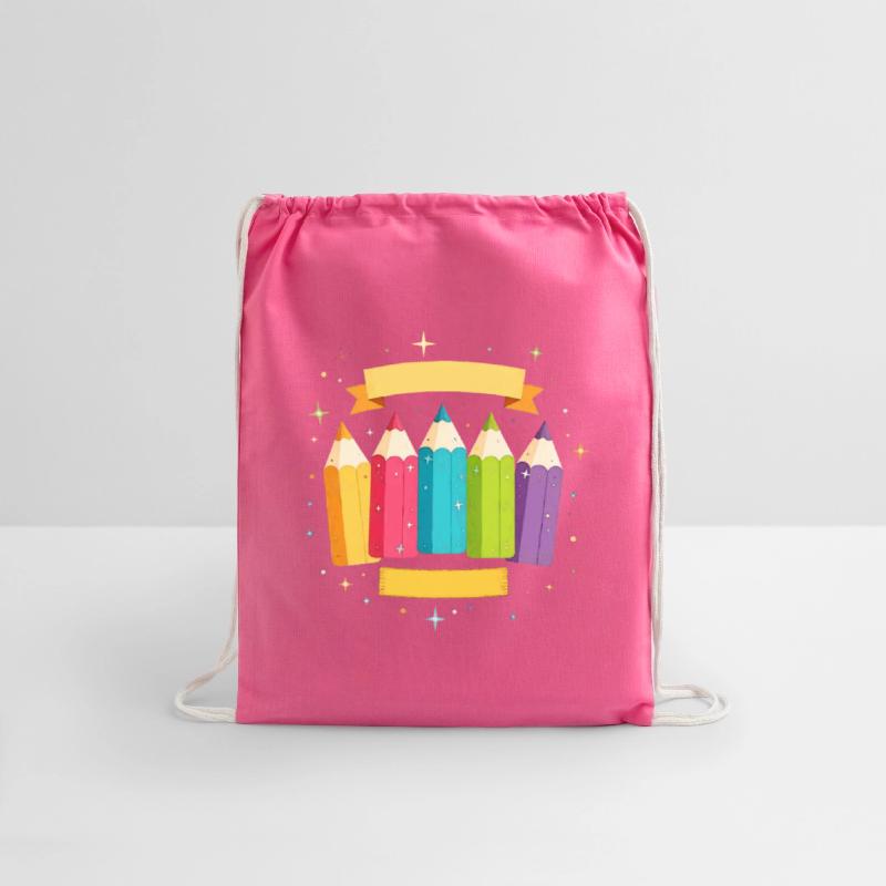 Colorful pens with stars